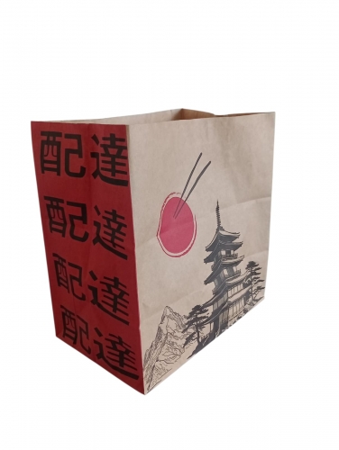 Saco Delivery Kraft Oriental G Fardo 100un