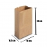 Saco liso kraft P Com 50